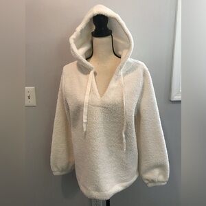LOFT Sherpa Hoodie Pullover